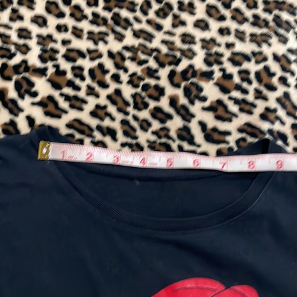 Disney Punk ARIEL Black TShirt Tattooed Rock Goth Emo Grunge Little Mermaid Red - Picture 10 of 14